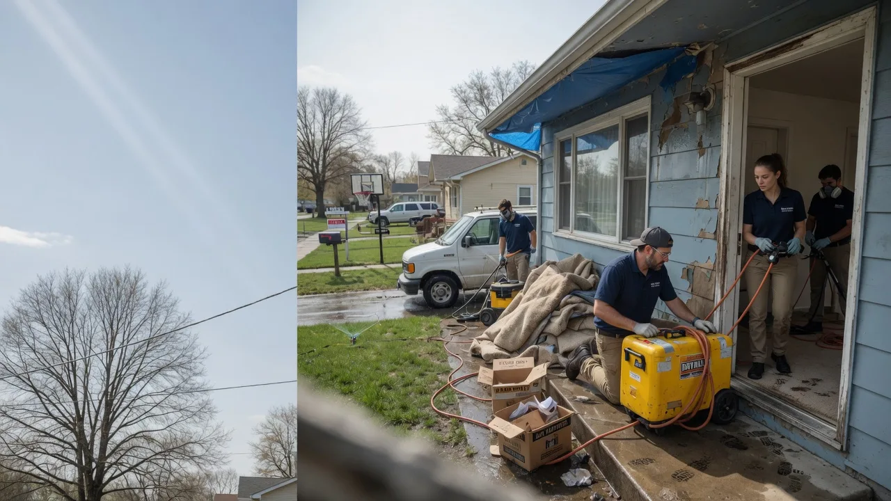 Basement Flood Cleanup in Maeystown, IL near me